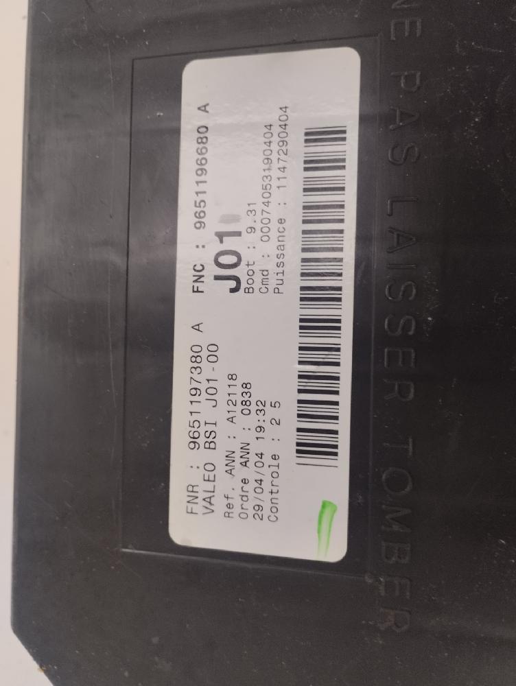 CAJA RELES FUSIBLES CITROEN C5 2004 2.0 HDI MT 109CV