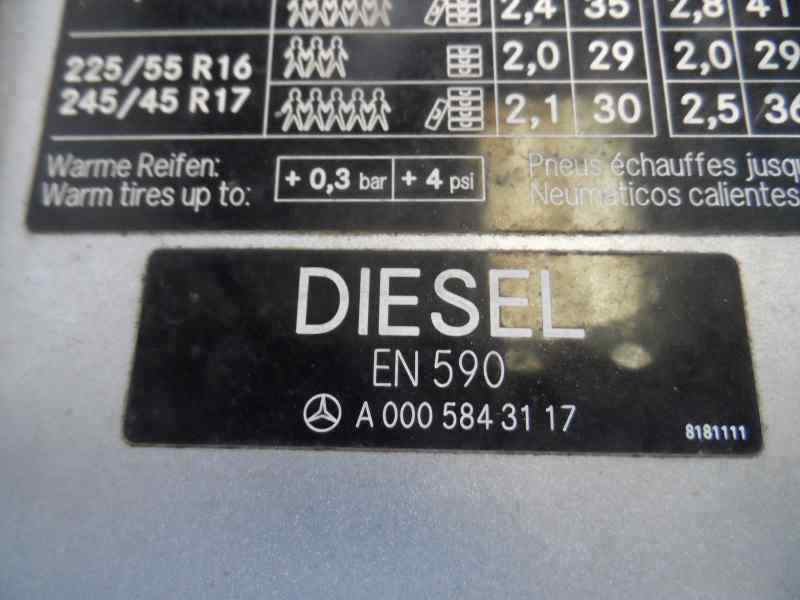 TAPA EXTERIOR COMBUSTIBLE MERCEDES BENZ CLASE E 2.2 MT 143CV | 105KW