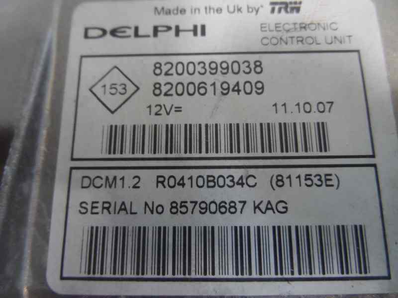 CENTRALITA MOTOR UCE RENAULT CLIO 1.5 DCI MT 86CV