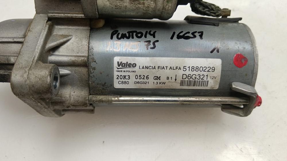 MOTOR ARRANQUE FIAT PUNTO 1.3 AMT 75CV | 55KW