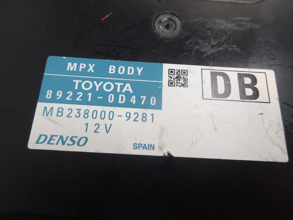 MODULO ELECTRONICO TOYOTA YARIS 1.0 MT 69CV