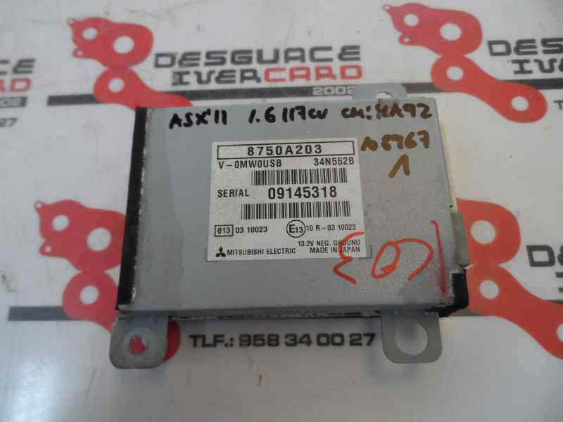 MODULO ELECTRONICO MITSUBISHI ASX 1.6 MT 2WD 117CV