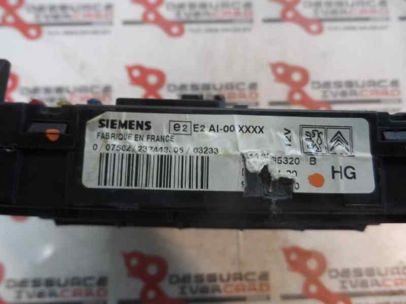 CAJA RELES FUSIBLES CITROEN XSARA PICASSO 2.0 HDI 90CV MT DIESEL