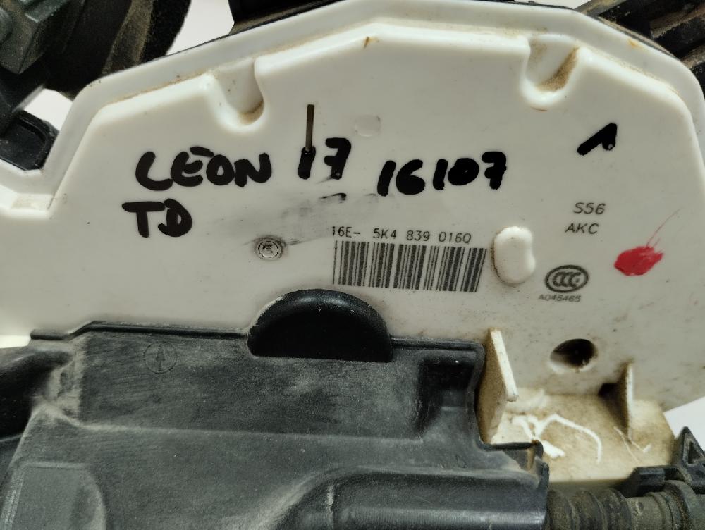 CERRADURA PUERTA TRASERA DERECHA SEAT LEON 1.6 TDI MT 105CV