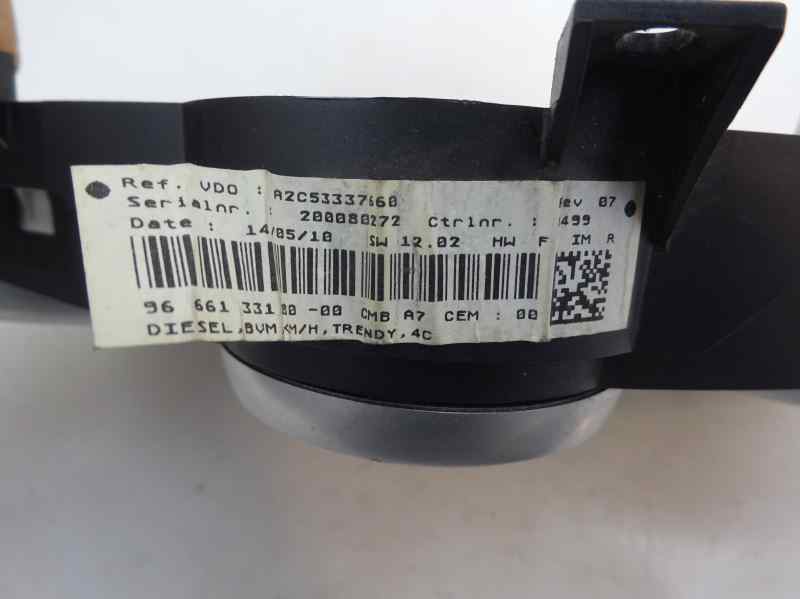 CUADRO INSTRUMENTOS PEUGEOT 207 1.6 HDI MT 109CV