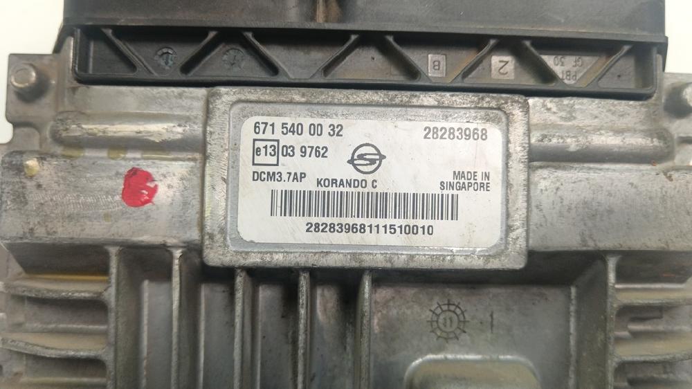 CENTRALITA MOTOR UCE SSANGYONG KORANDO 2.0 D MT 175CV