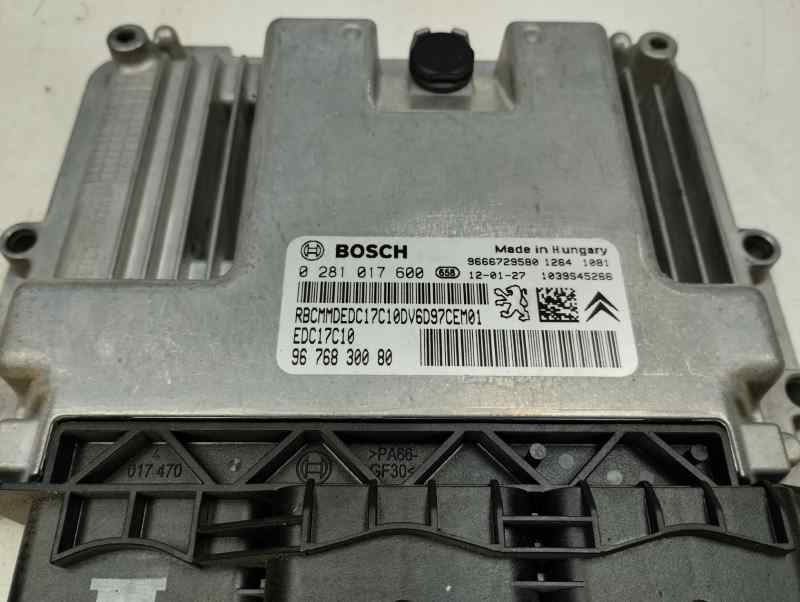 CENTRALITA MOTOR UCE CITROEN BERLINGO 1.6 HDI MT 92CV