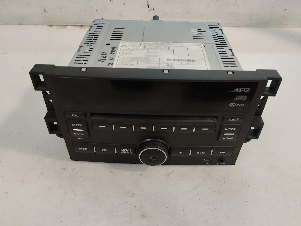 SISTEMA AUDIO RADIO CD CHEVROLET AVEO 2011 1.4 MT 101CV | 74KW