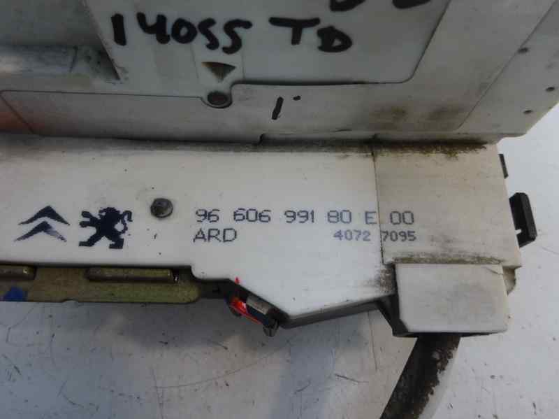 CERRADURA PUERTA TRASERA DERECHA PEUGEOT 407 2.0 HDI MT 136CV
