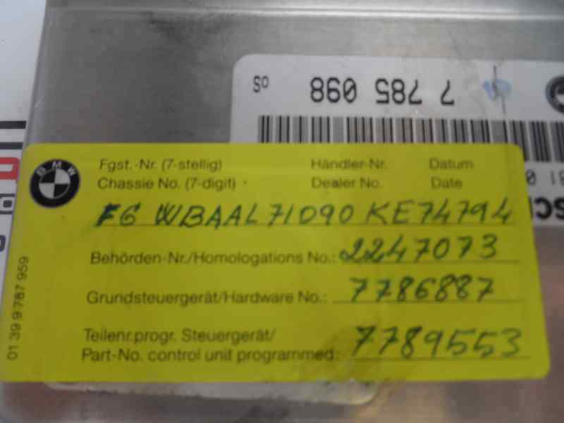 CENTRALITA MOTOR UCE BMW SERIE 3 2.0 320D MT 136CV
