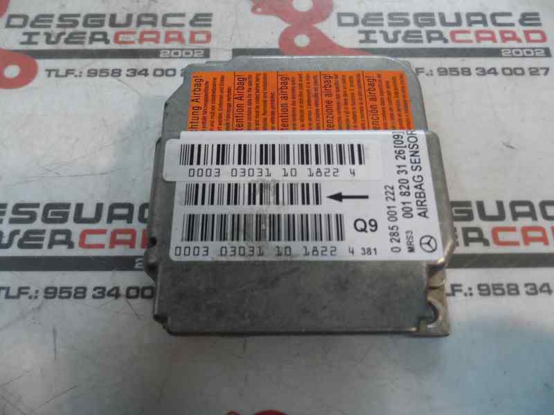 CENTRALITA AIRBAG MERCEDES BENZ CLASE A 2003 1.7 A 170 CDI L MT 95CV