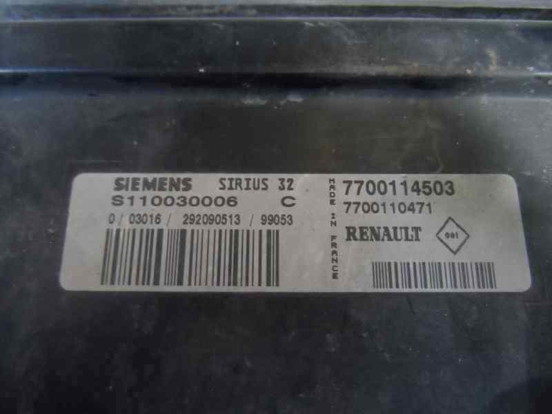 CENTRALITA MOTOR UCE RENAULT MEGANE 1.6 MT 107CV | 79KW