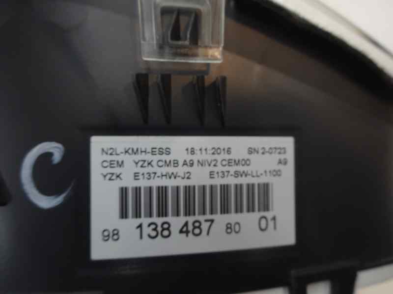 CUADRO INSTRUMENTOS PEUGEOT 208 1.2 VTI MT 82CV