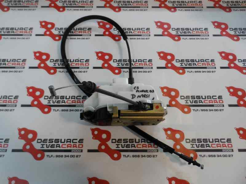 CERRADURA PUERTA DELANTERA DERECHA CITROEN C3 1.6 HDI VTR MT 109CV