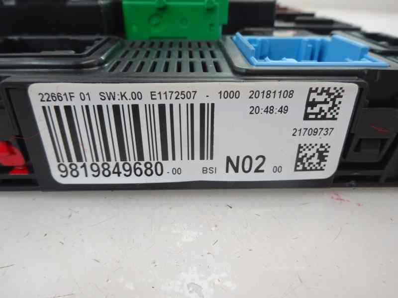 CAJA RELES FUSIBLES CITROEN BERLINGO 1.5 BLUEHDI MT XL 102CV