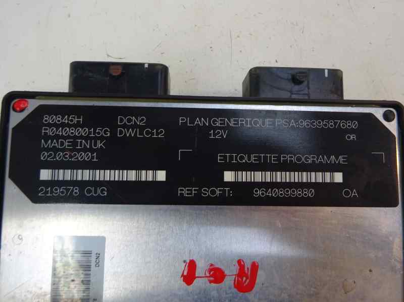CENTRALITA MOTOR UCE PEUGEOT 206 1.9 D MT 70CV