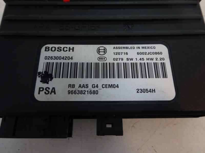 MODULO ELECTRONICO CITROEN C4 PICASSO 2013 1.6 HDI MT 112CV
