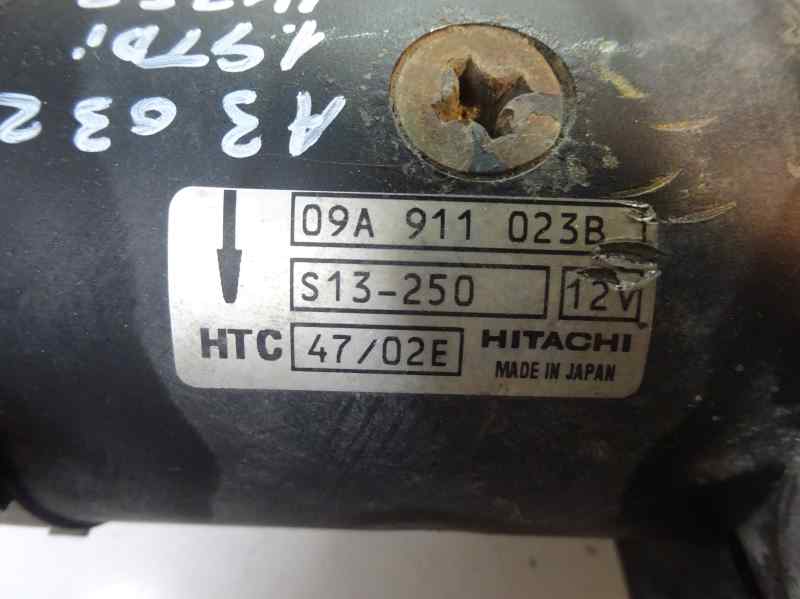 MOTOR ARRANQUE AUDI A3 1.9 TDI MT 100CV | 74KW
