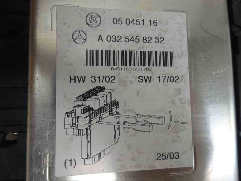 CAJA RELES FUSIBLES MERCEDES BENZ CLASE S 2004 3.2 S 320 CDI DPF 5G-TRONIC LWB 204CV