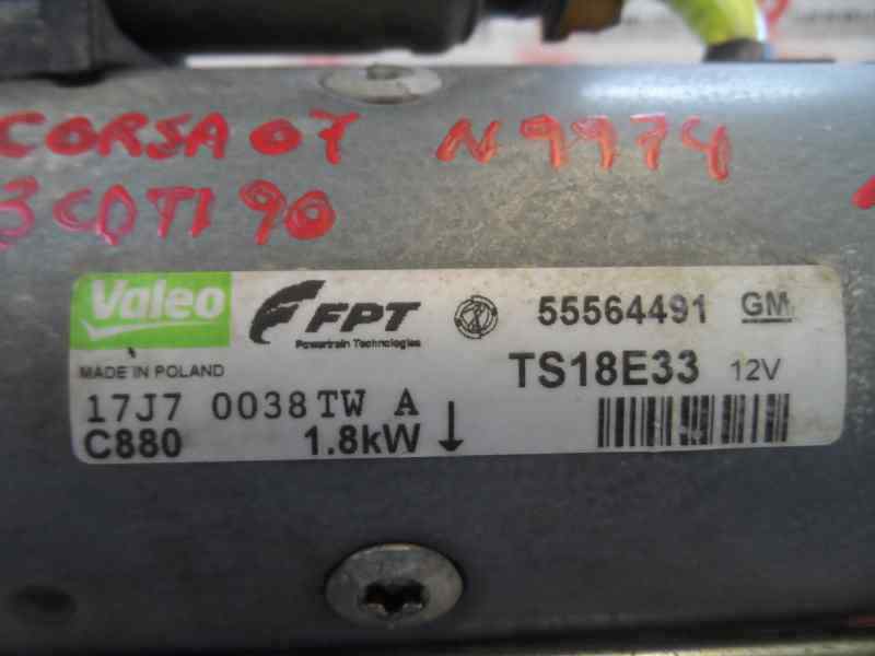 MOTOR ARRANQUE OPEL CORSA 1.3 CDTI MT 90CV