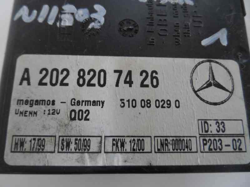 MODULO ELECTRONICO MERCEDES BENZ CLASE CLK 2001 2.3 CLK 230 MT 197CV