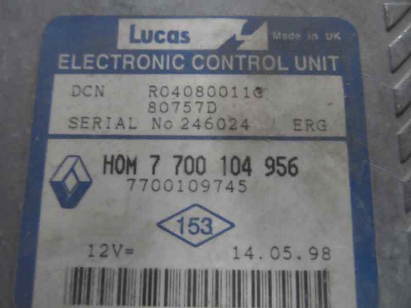 CENTRALITA MOTOR UCE RENAULT SCENIC 1.9 D MT 64CV