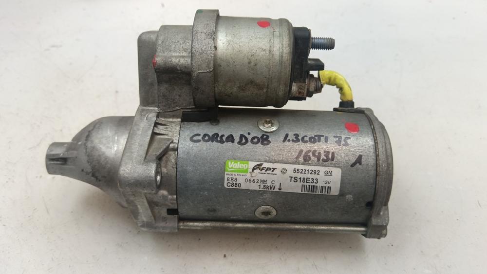 MOTOR ARRANQUE OPEL CORSA 1.3 CDTI ECOFLEX START STOP MT 75CV