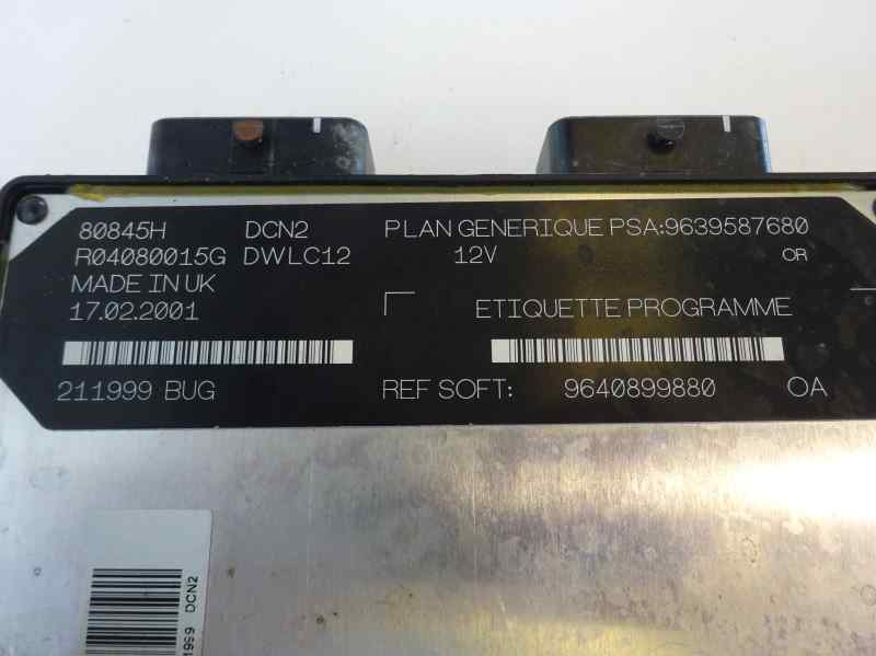 CENTRALITA MOTOR UCE PEUGEOT 206 1.9 D MT 70CV