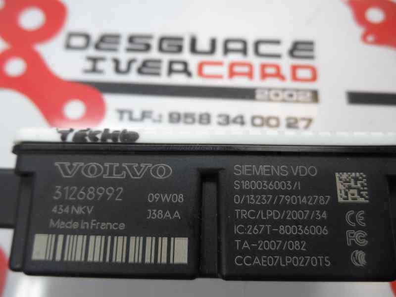 RELE VOLVO C30 2009 2.0 D MT 136CV