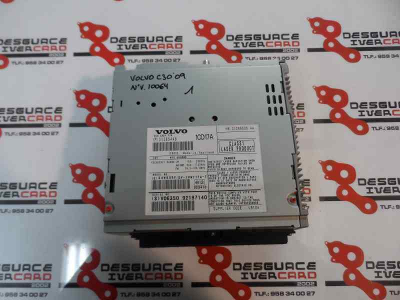 SISTEMA AUDIO RADIO CD VOLVO C30 2.0 D MT 136CV