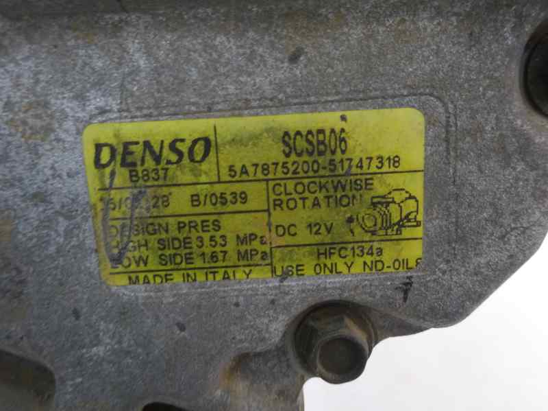 COMPRESOR AIRE ACONDICIONADO FIAT PUNTO 1.2 MT 60CV | 44KW