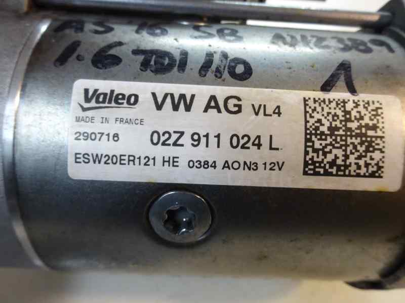 MOTOR ARRANQUE AUDI A3 1.6 TDI MT 110CV