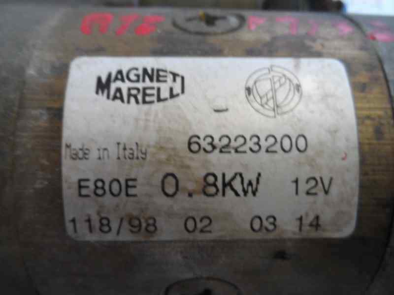 MOTOR ARRANQUE FIAT PUNTO 1.2 MT 60CV