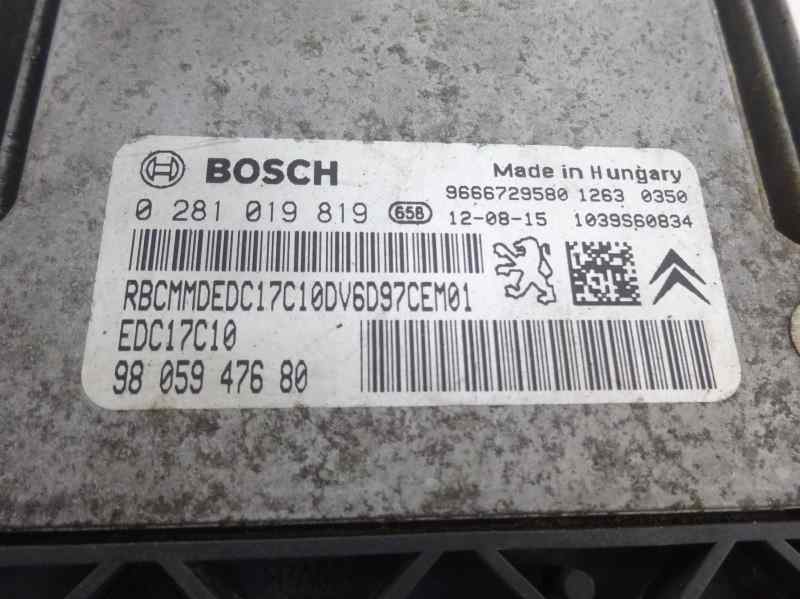 CENTRALITA MOTOR UCE PEUGEOT EXPERT 1 6 HDI 5MT L1 2495KG 90CV | 66KW