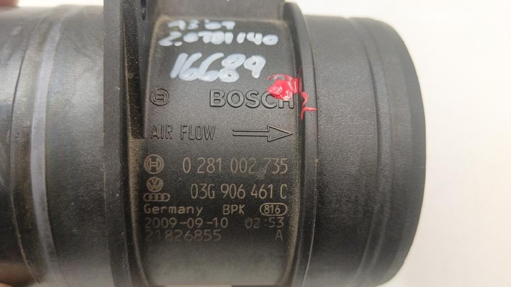 CAUDALIMETRO AUDI A3 2.0 TDI DPF MT 140CV