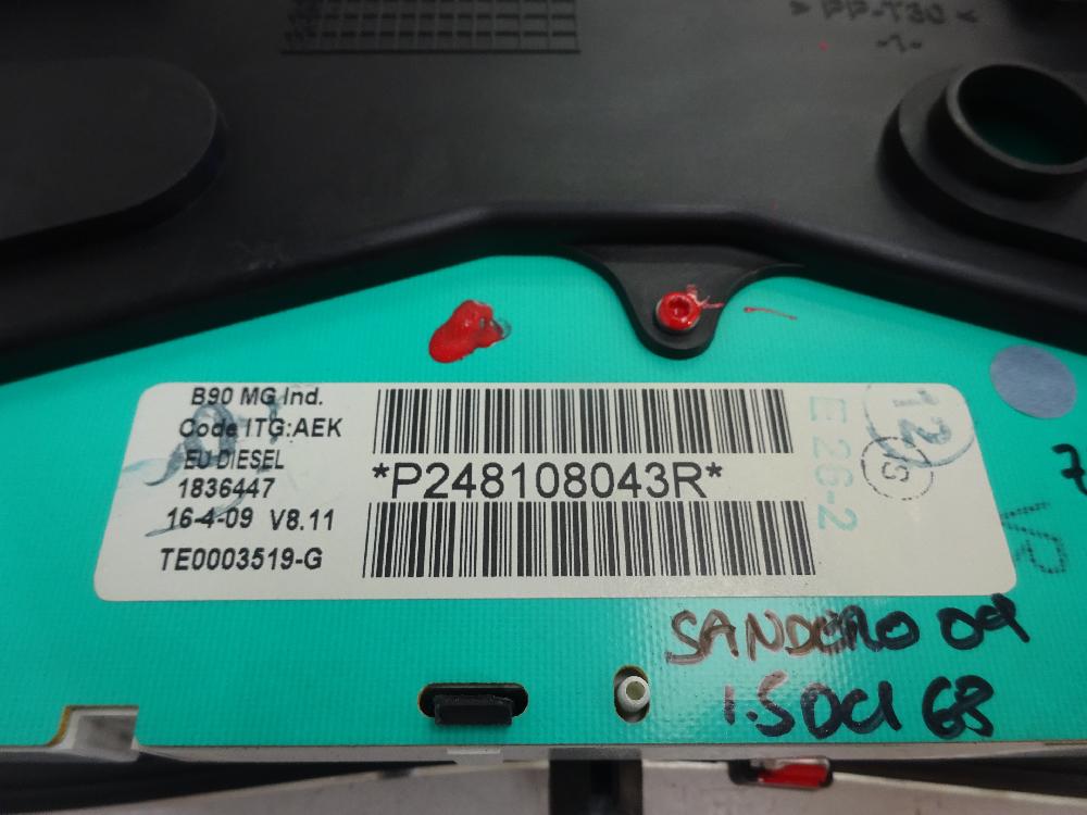 CUADRO INSTRUMENTOS DACIA SANDERO 1.5 DCI MT 68CV