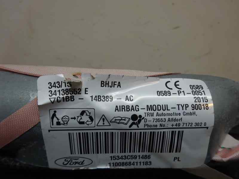 AIRBAG CORTINA DELANTERO DERECHO FORD FIESTA 1.5 TDCI MT 75CV | 55KW