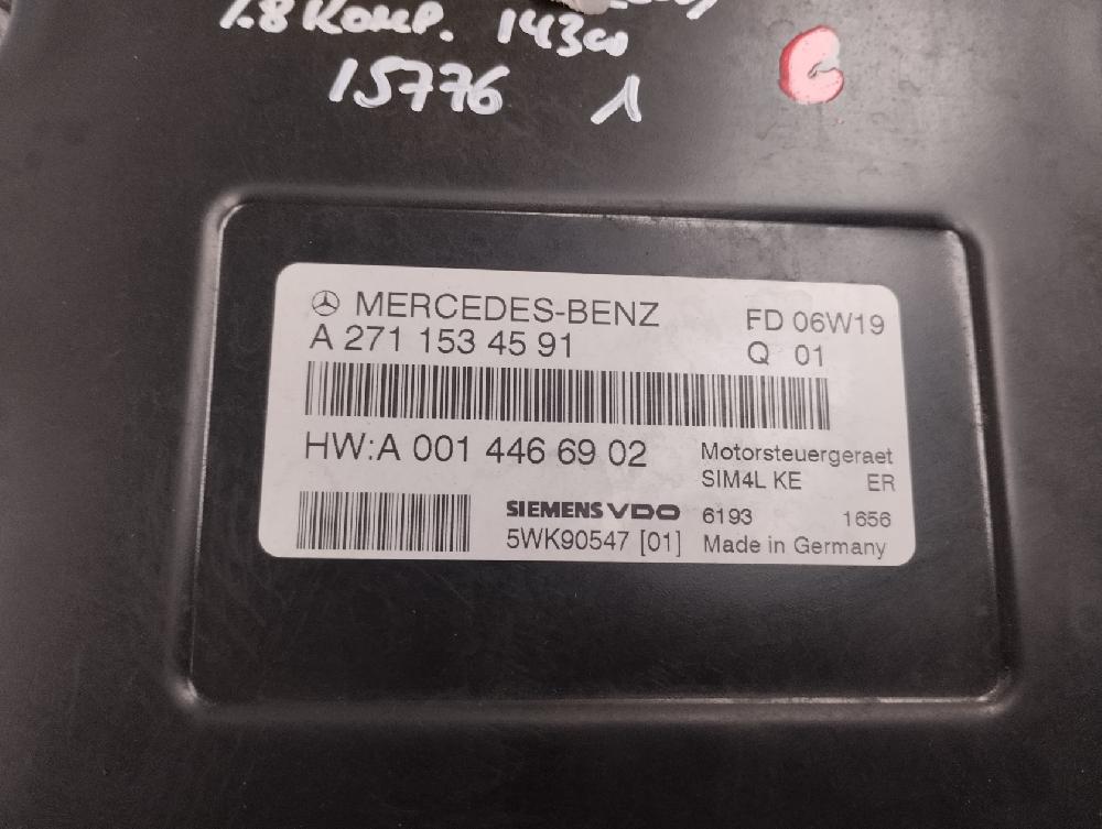CENTRALITA MOTOR UCE MERCEDES BENZ CLASE C 1.8 C 180 KOMPRESSOR MT 143CV