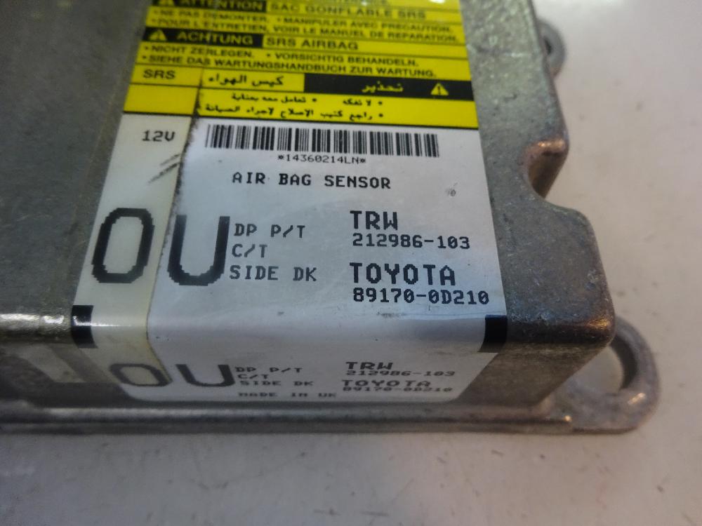 CENTRALITA AIRBAG TOYOTA YARIS 1.3 MT 87CV | 64KW