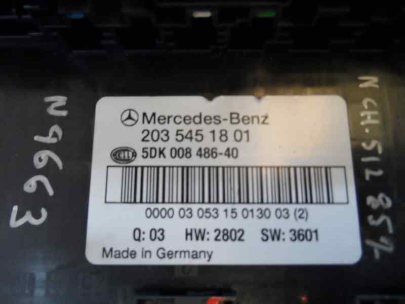 CAJA RELES FUSIBLES MERCEDES BENZ CLASE C 2003 2.2 MT 143CV | 105KW