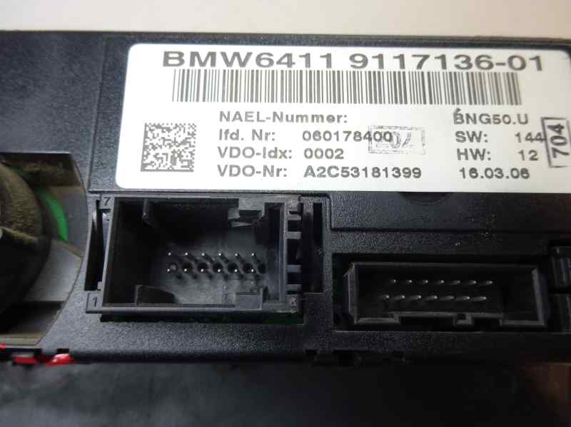 MANDO CLIMATIZADOR BMW SERIE 3 2006 2.0 320D MT 163CV