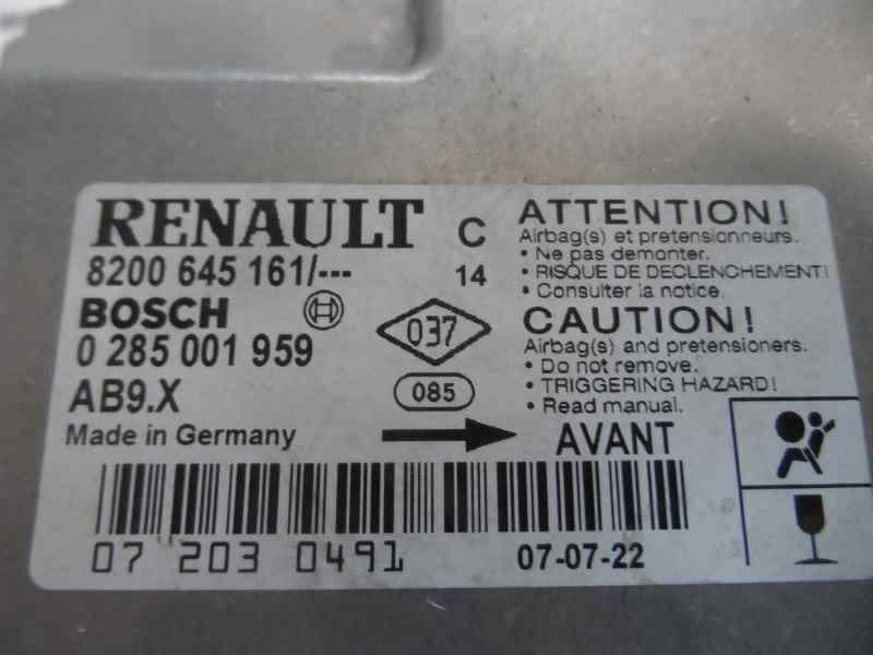 CENTRALITA AIRBAG RENAULT CLIO 1.5 DCI MT 68CV