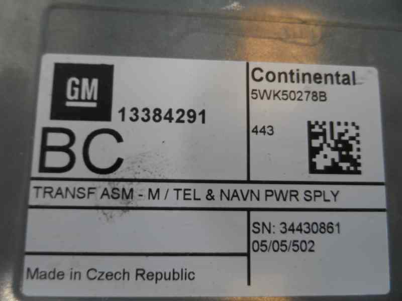 MODULO ELECTRONICO OPEL ASTRA 1.7 CDTI MT 110CV