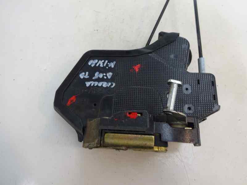 CERRADURA PUERTA TRASERA DERECHA TOYOTA COROLLA 1.6 AT 110CV | 81KW