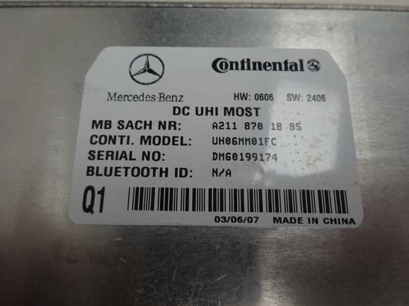 MODULO ELECTRONICO MERCEDES BENZ CLASE CLK 2.1 CLK 220 CDI MT 150CV