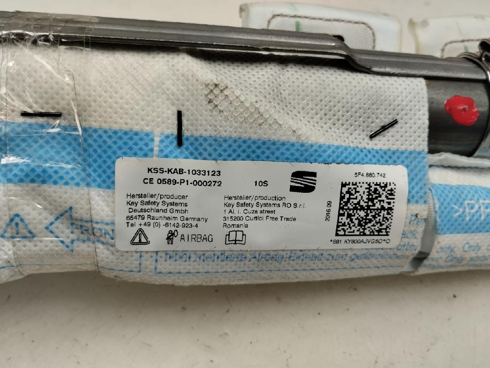 AIRBAG CORTINA DELANTERO DERECHO SEAT LEON 1.6 TDI MT 105CV