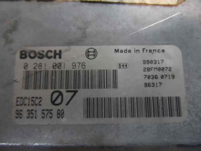 CENTRALITA MOTOR UCE PEUGEOT 306 2.0 MT HDI 90CV