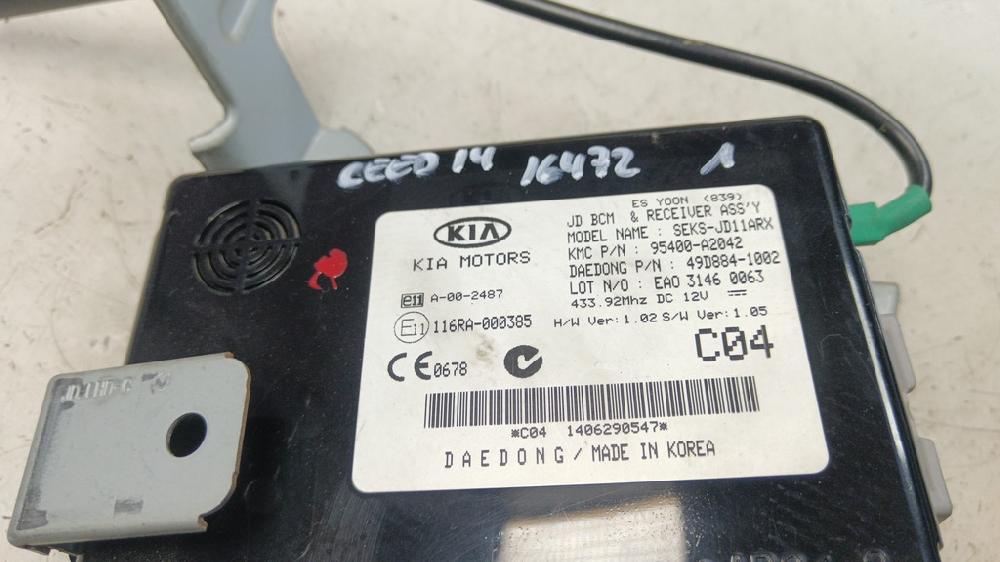 MODULO ELECTRONICO KIA CEED 1.4 MT 90CV | 66KW