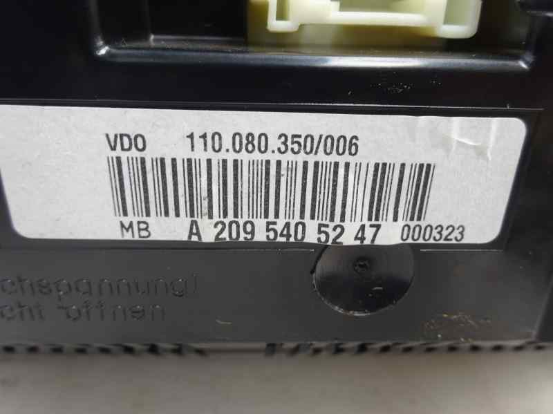 CUADRO INSTRUMENTOS MERCEDES BENZ CLASE CLK 2008 2.1 CLK 220 CDI MT 150CV