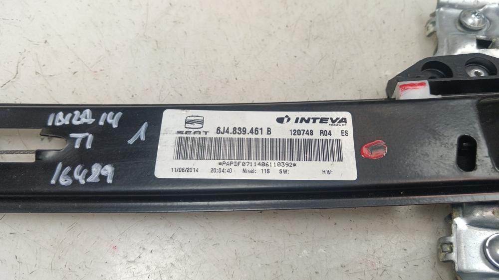 ELEVALUNAS TRASERO IZQUIERDO SEAT IBIZA 1.2 70CV, GASOLINA, MT, ACCIONAMIENTO DELANTERO